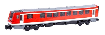 BlueBrixx two-part diesel multiple unit starting car BR 628 driving trailer BR 928 114 parts 102554