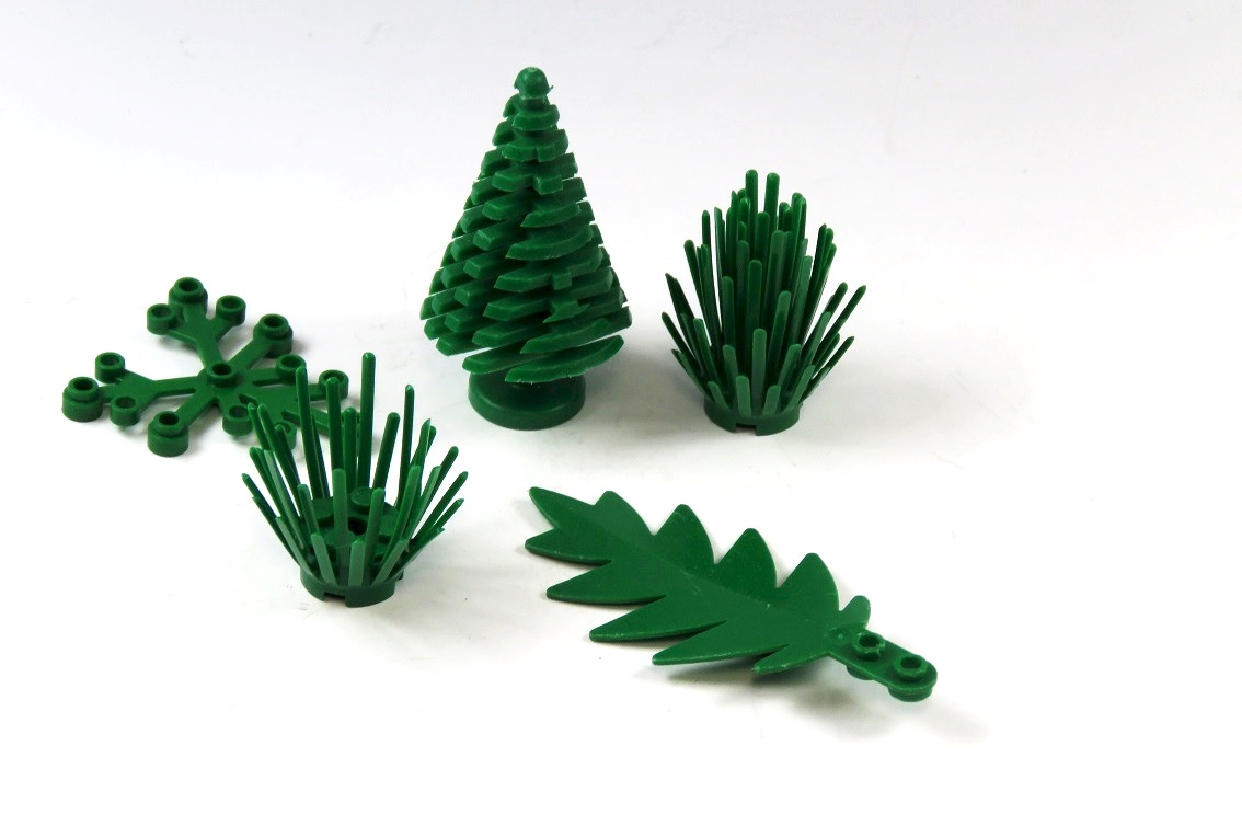 Seegras Strauch grün 3 Stück »NEU« # 30093 Kaktus Lego Pflanze