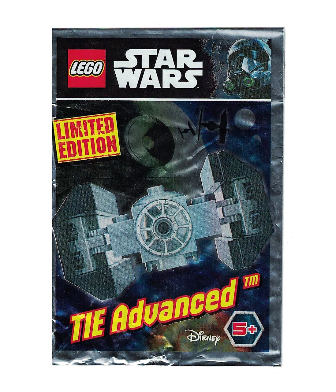 Lego 911722 STAR WARS TIE advanced Poly Sac Stocking Filler