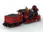 Preview: BlueBrixx Classical Western Train locomotive with tender 459 parts 102891