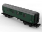 Preview: BlueBrixx Train Parcel trolley dark green 672 parts 102956