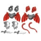 Preview: BrickWarriors 2.5 Dämon und Drachenarmee Zubehör Set