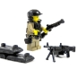 Preview: Custom Figure US soldier special unit made of LEGO® parts with custom accessory weapon