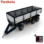 Preview: Custom Arocs trailer with tipping function instruction white