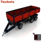Preview: Custom Arocs trailer with tipping function instruction red