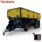 Preview: Custom Arocs trailer with tipping function instruction yellow