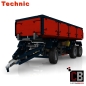 Preview: Custom Arocs trailer with tipping function instruction red