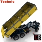 Preview: Custom Arocs trailer with tipping function instruction yellow