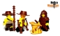 Preview: BrickWarriors Crutches for LEGO Figuren brown