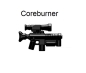 Preview: Brickarms Coreburner Gun black for LEGO figures