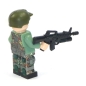 Preview: Custom Figure German Bundeswehr Soldier with Gun made of LEGO bricks