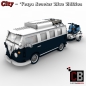 Preview: Custom instruction for Vespa scooter with a trailer eg for 10220 T1 blue Edition