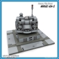 Preview: CUSTOM PDF Bauanleitung MIRAGE 404S Geschützturm grau grey für LEGO® Steinen