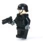 Preview: Custom Figure SWAT soldier with weapen and much Brickarms accessories made of LEGO bricks gun