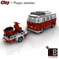 Preview: Custom instruction for Vespa scooter with a trailer eg for 10220 T1