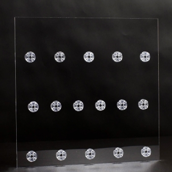 RiddaInlay for Ribba frame 23 x 23 Showcase for LEGO® series Space for 16 figures