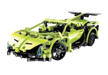 CaRA R/C technic Sports Car Green 2.4 G 453 parts