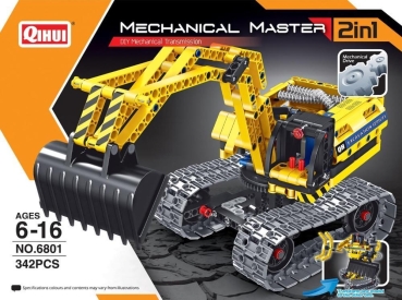 Qihui Technic Excavator 2 in 1 342 parts