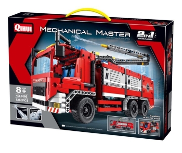 Qihui Fire Truck With Water Spraying 2 in 1 1288 parts