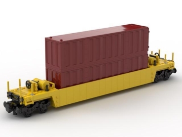 BlueBrixx Container Car 40 ft 467 parts 101476 - Copy