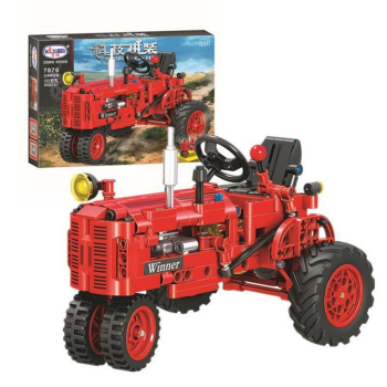 Winner Bricks Tractor red 302 parts