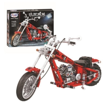 Winner Bricks Chopper Bike in red 568 parts