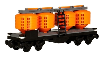 BlueBrixx Container trolleys orange 191 parts 101767