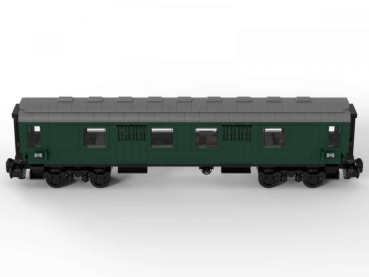 BlueBrixx Train Parcel trolley dark green 672 parts 102956