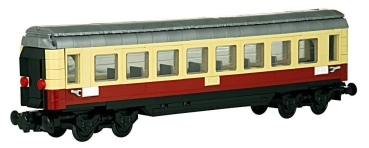 BlueBrixx Train passenger trolley Rheingold DB V2 466 parts 103049
