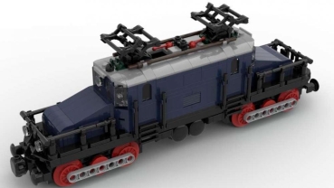 BlueBrixx TrainLocomotive E 70 465 parts