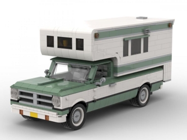 BlueBrixx Classic Pick-Up Camper 103764