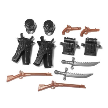 BrickWarriors 2.5 Rotröcke Zubehör Set