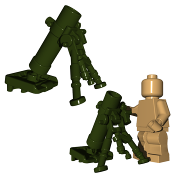 BrickWarriors Mörser Rohr für LEGO Figuren