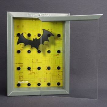 FiguCrate Click System Display case for LEGO® series 20 Batman figures 71017 grey