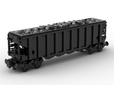 BlueBrixx 4-bay hopper car 50 ft 675 parts