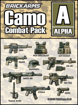 BrickArms Camo Weapons Pack A