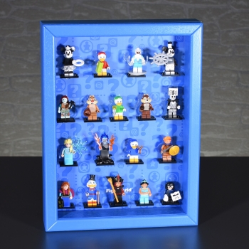 FiguCrate Click System Display case for LEGO® series Disney 2 figures blue 71024