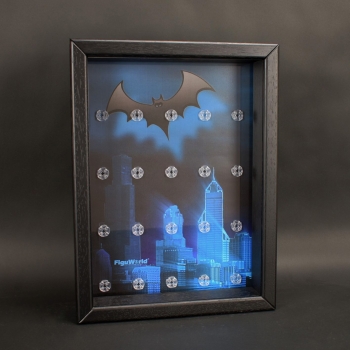 FiguCrate Click System Display case for LEGO® series 2 20 Batman figures 71020 black