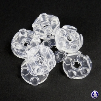 10 x Figuworld stones 2 x 2 round transparent