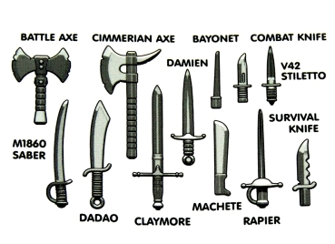 BrickArms Blade  Weapons Pack
