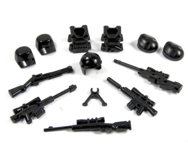 Set of armor caps and vests for LEGO figures 13 pieces