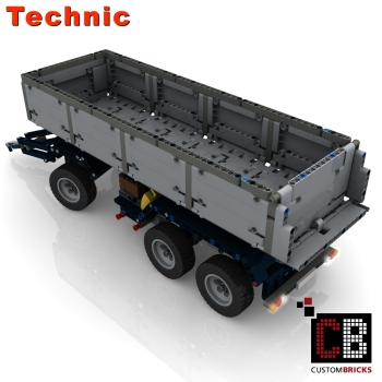 Custom Arocs trailer with tipping function instruction