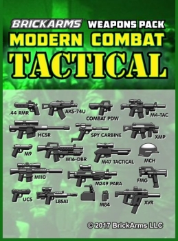 BrickArms Modern Combat Pack - Tactical Pack Weapons Pack