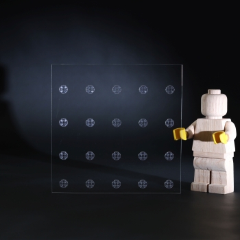 RiddaInlay for IKEA SANNAHED frame 25 x 25 Showcase for LEGO® series Space for 20 figures