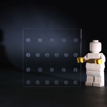 RiddaInlay for IKEA SANNAHED frame 25 x 25 Showcase for LEGO® series Space for 22 figures
