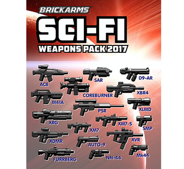BrickArms Sci-Fi 2017 2.5 Weapons Pack