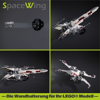 SpaceWing® W4 made of plexiglass for your LEGO models Depth: 30.0 cm