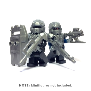 BrickWarriors 2.5 Weltraum Polizei Zubehör Set