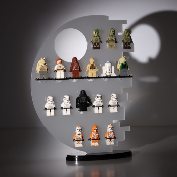FiguRack® "frozen-star"Collection Star showcase for 17 LEGO® minifigs