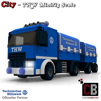 Custom THW Model instruction - LKW Short with Plane